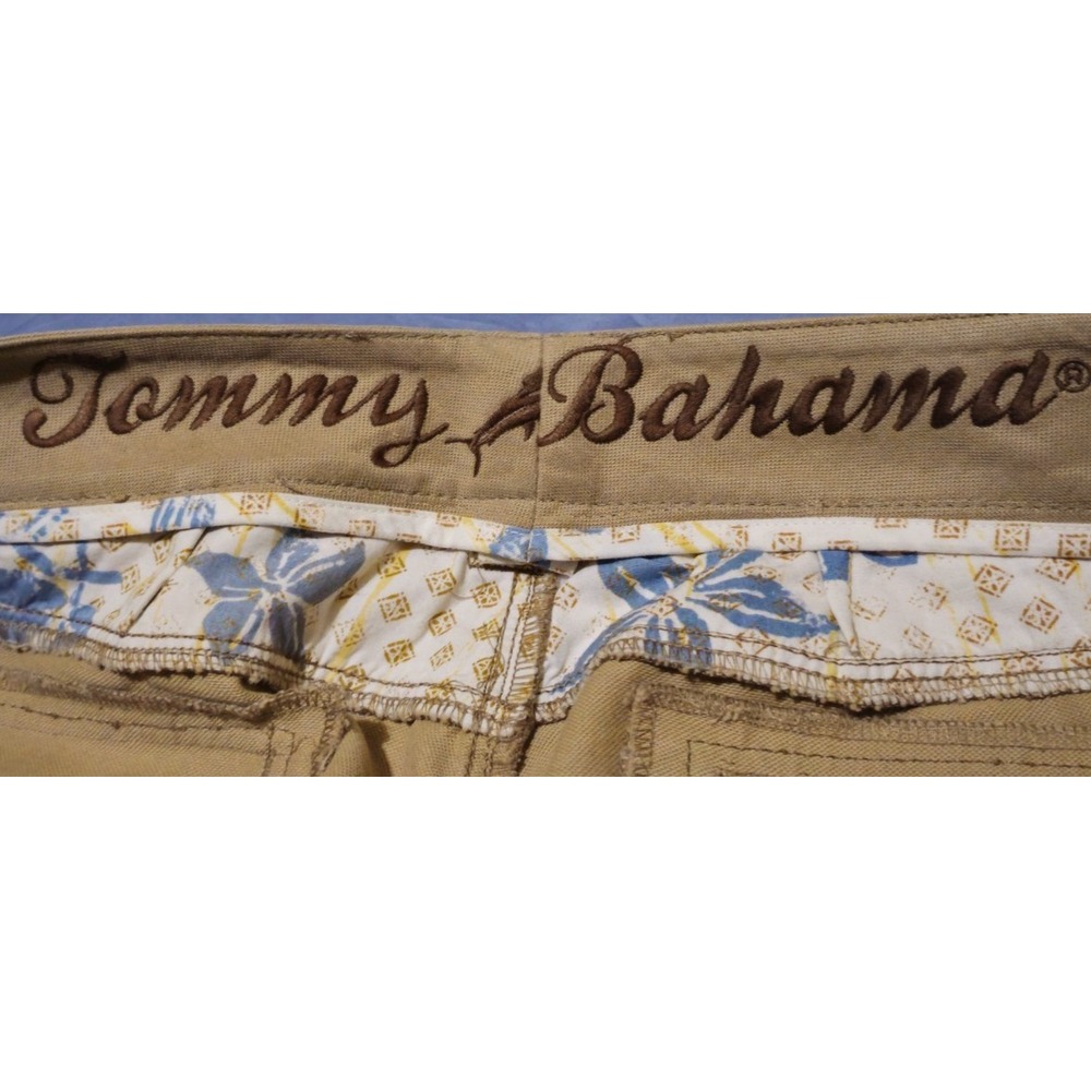 Tommy Bahama Pants 36 W 33 L Beige Lyocell Cotton Blend Beach Casual Mens - Picture 3 of 8